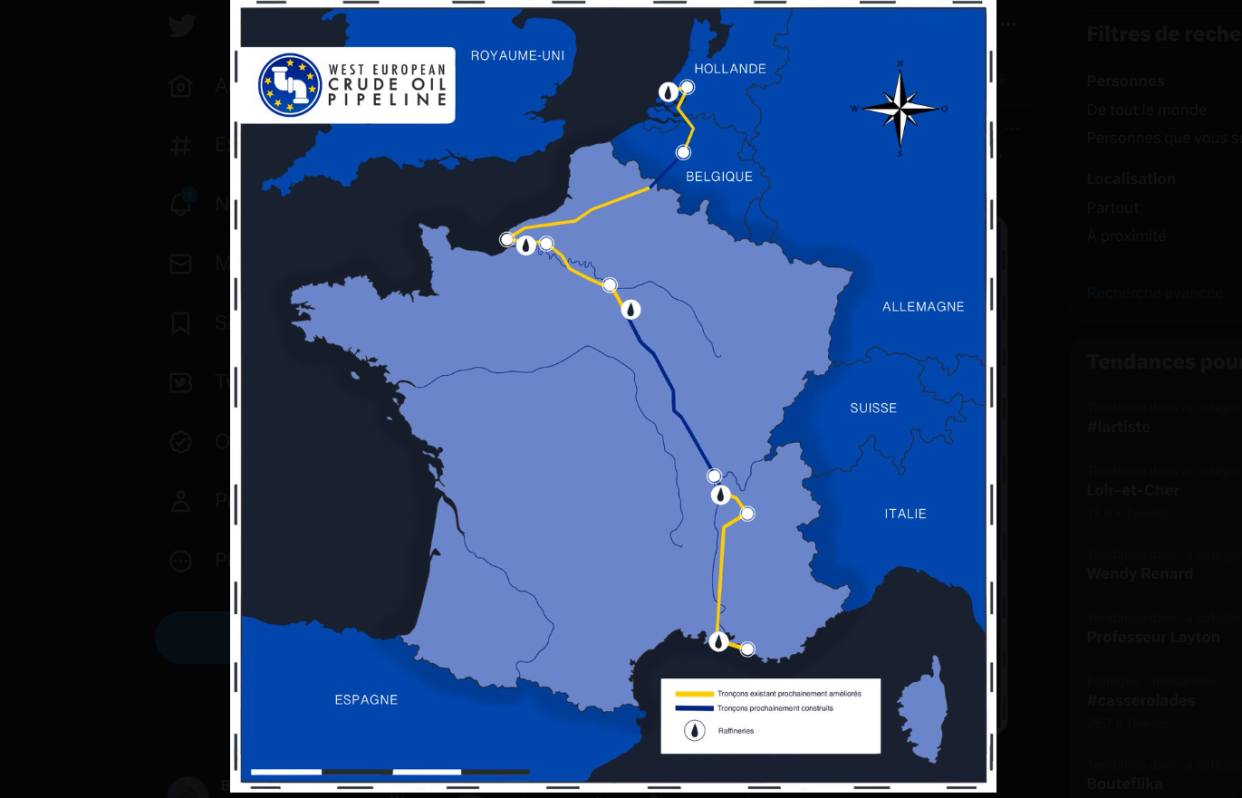 Le collectif « Le bruit qui court  » a construit à partir du 23 avril de toutes pièces un canular projetant la création d’un pipeline traversant la France du Nord au Sud.