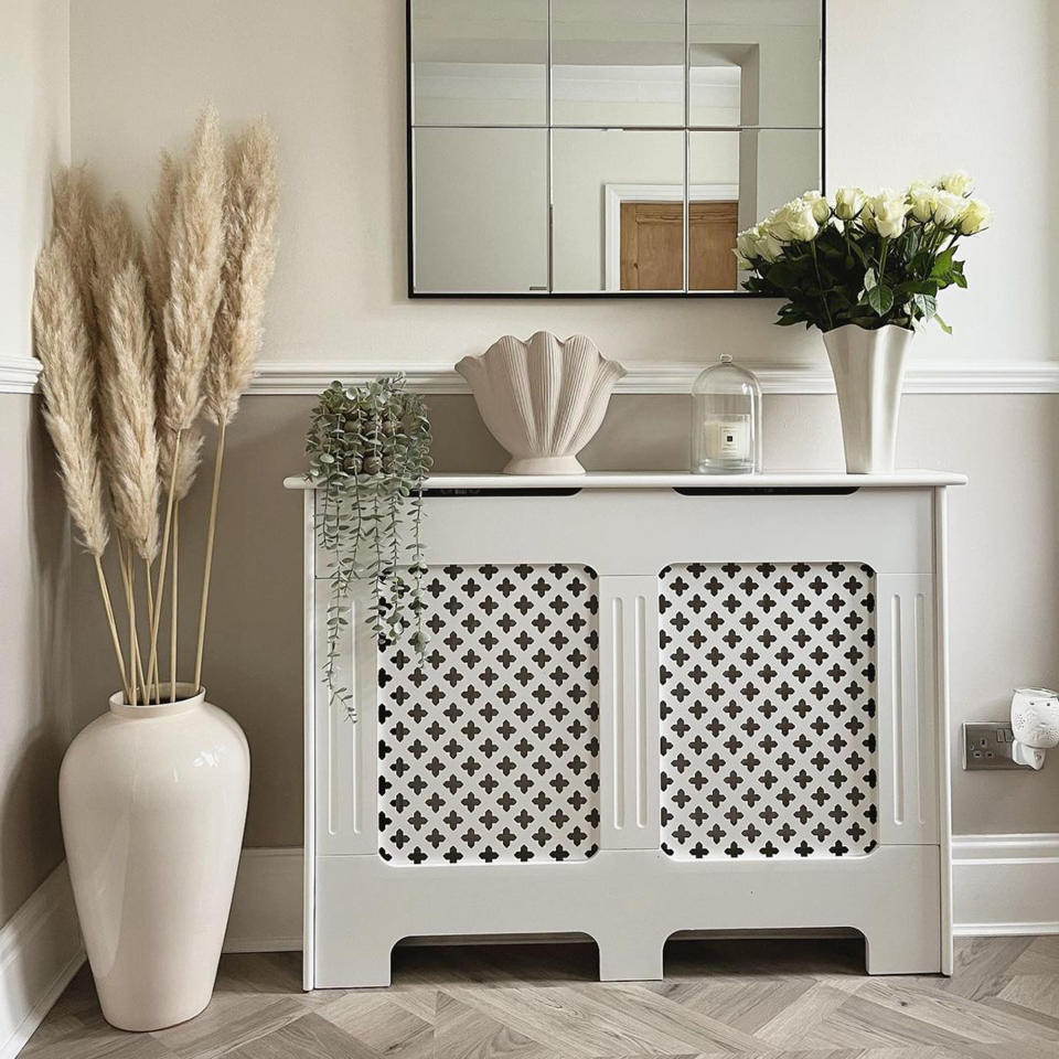 7. Hide ancient radiators with a cover