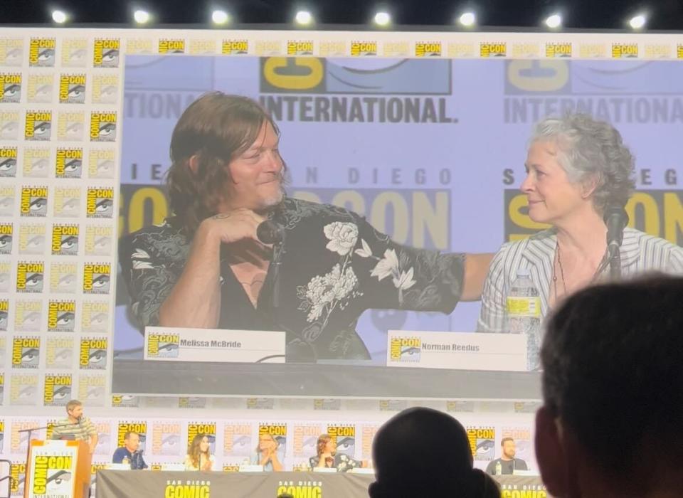 TWD Norman Reedus and Melissa McBride at San Diego Comic-Con 2022