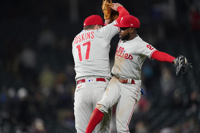 Hoskins has 2 HRs, 5 RBIs as Nola, Phillies top Rockies 7-5 - The