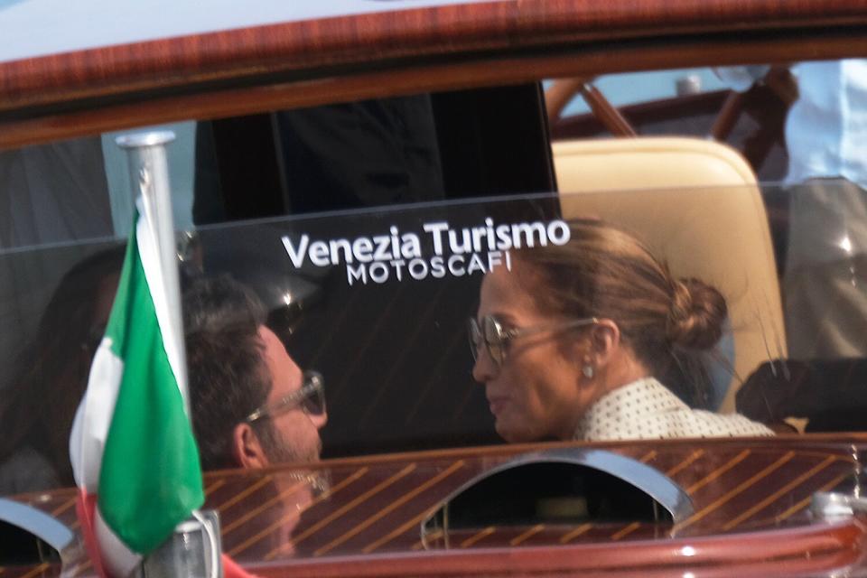 Jennifer Lopez and Ben Affleck leaving Venice, Italy - 11 Sep 2021
