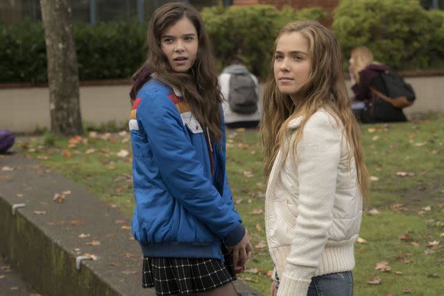 Moviestore/Shutterstock Hailee Steinfeld and Hayley Lu Richardson in 'The Edge of Seventeen,' 2016