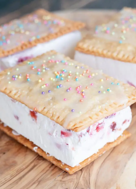 <p>Create Yum</p><p>Try these delicious pop tart ice cream sandwiches for dessert. Simple to make and tasty too.</p><p><strong>Get the recipe: <a href="https://createyum.com/pop-tart-ice-cream-sandwich-recipe/" rel="nofollow noopener" target="_blank" data-ylk="slk:Pop Tart Ice Cream Sandwiches;elm:context_link;itc:0;sec:content-canvas" class="link rapid-noclick-resp"><em>Pop Tart Ice Cream Sandwiches</em></a></strong></p>