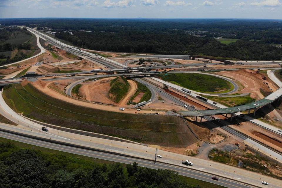 Drivers face two months of detours as the massive I-77/I-40 “whirpool” interchange reaches its final stage in Statesville