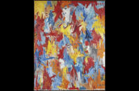 "False Start, 1959" by Jasper Johns, sold for $80.0 million 2006.