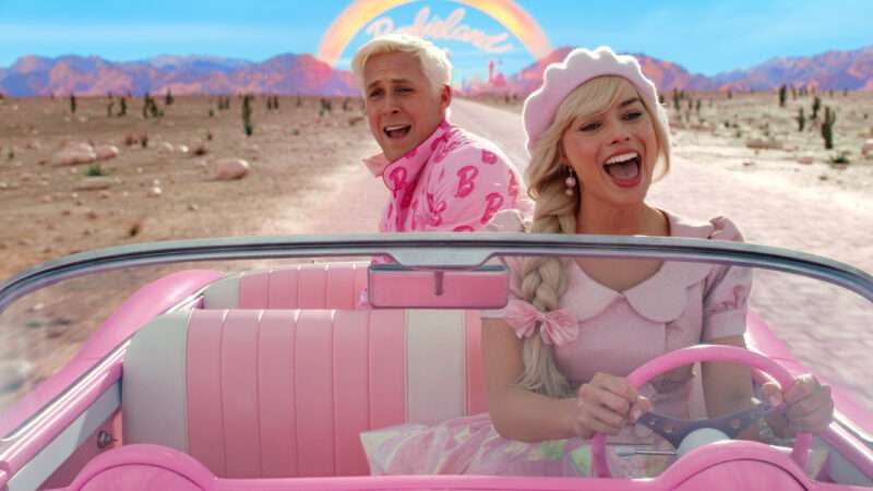 Ryan Gosling and Margot Robbie in "Barbie"