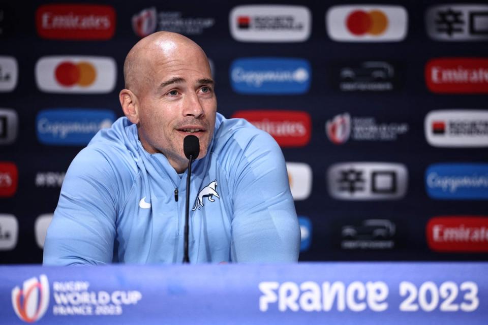 Argentina legend Felipe Contepomi will take over as Pumas coach after the World Cup (AFP via Getty Images)