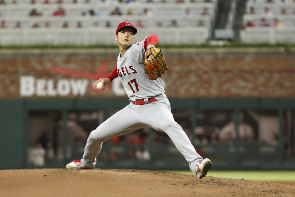 洛杉磯天使二刀流大谷翔平。（Brett Davis-USA TODAY Sports）