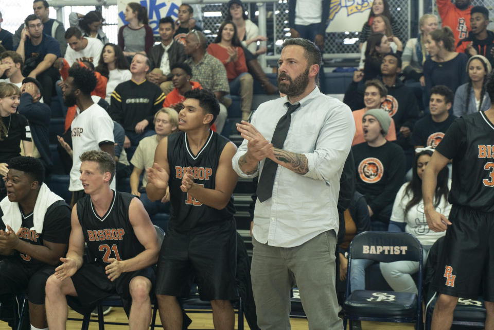 This image released by Warner Bros. Pictures shows Ben Affleck in a scene from "The Way Back." The film is available on video-on-demand this week. (Richard Foreman/Warner Bros. Pictures via AP)