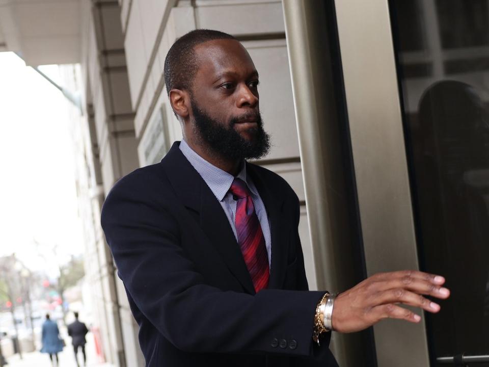 Pras Michel auf dem Weg ins Gericht in Washington. (Bild: Kevin Dietsch/Getty Images)