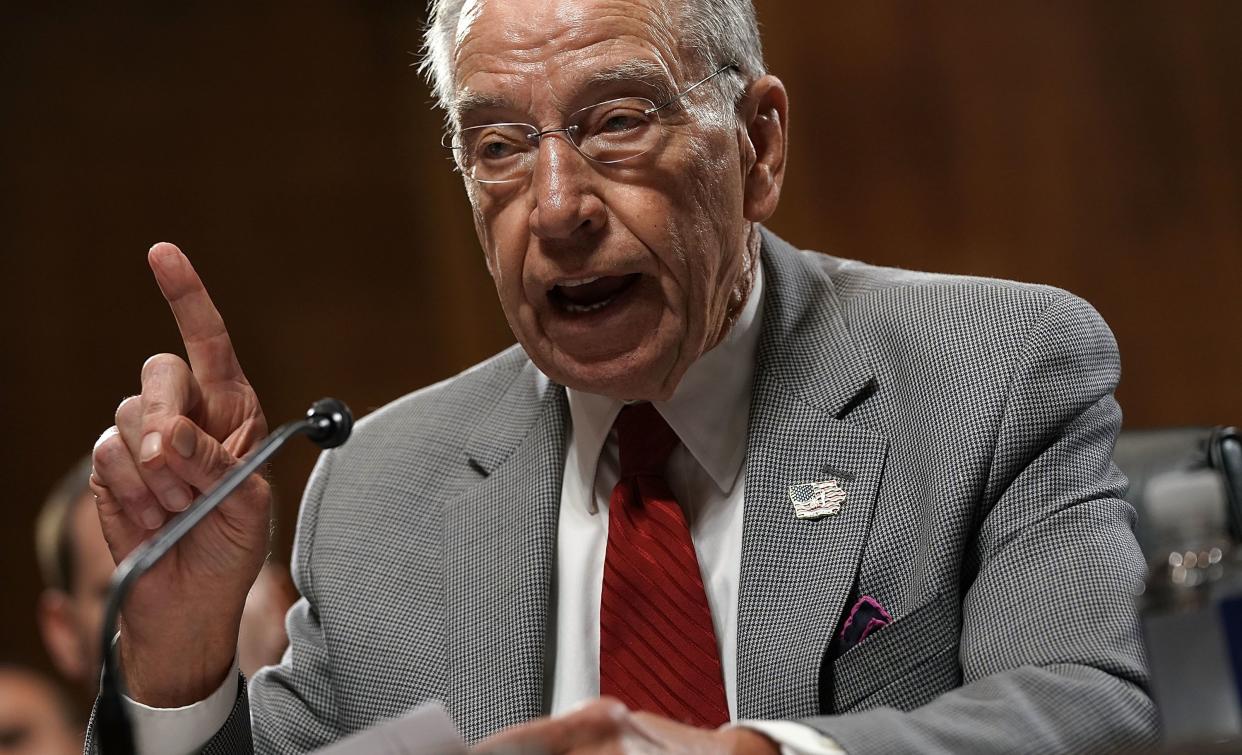 The Republicans on the Senate Judiciary Committee, led by Chuck Grassley (Iowa), are hiring a woman as outside counsel to question Brett Kavanaugh and Christine Blasey Ford.&nbsp; (Photo: Alex Wong/Getty Images)