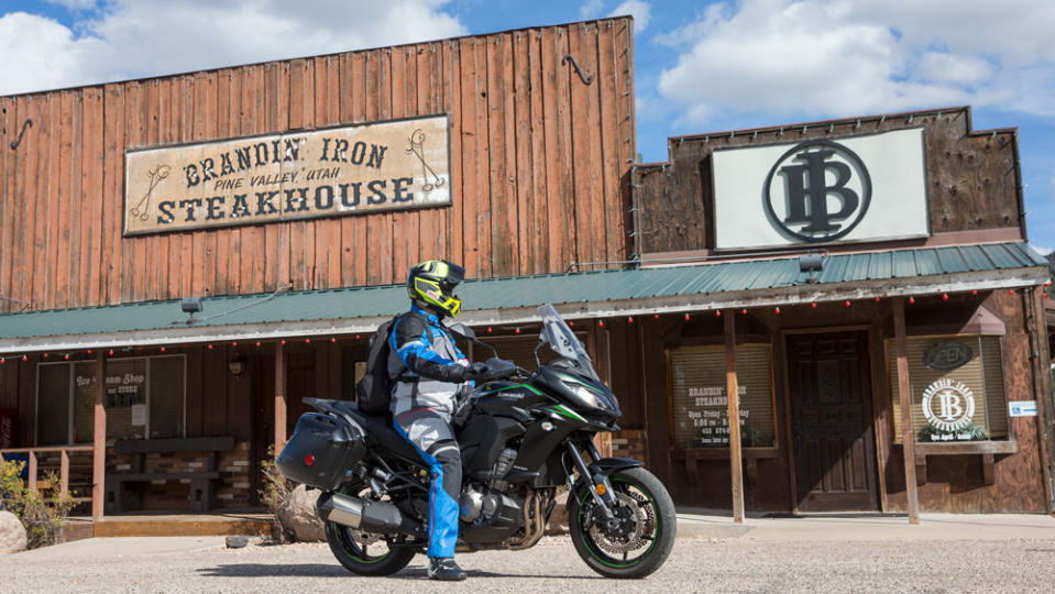 Test-Riding the Kawasaki Versys 1000 in Utah.