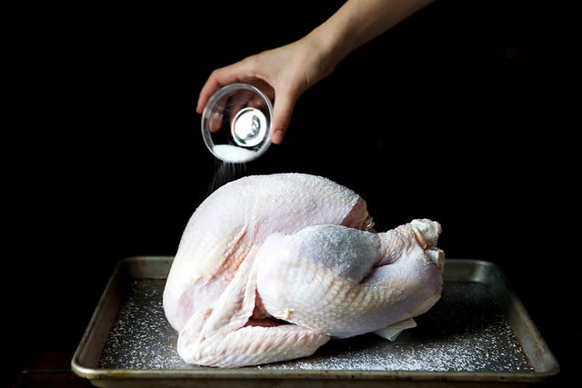 dry-brined turkey