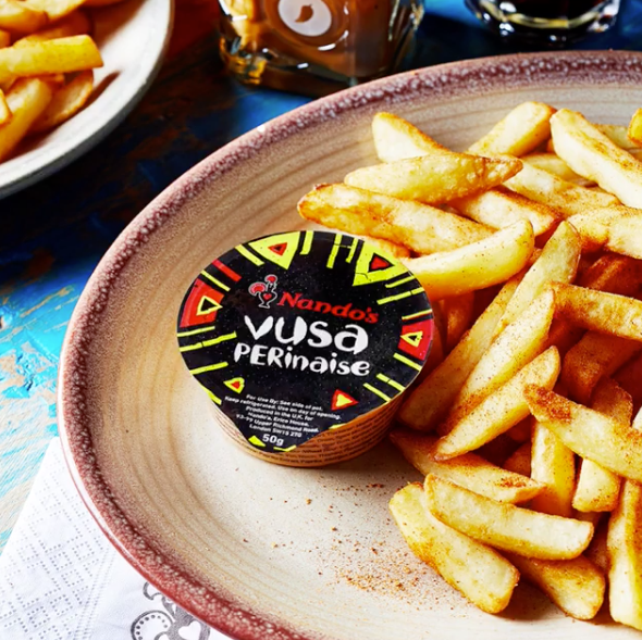 You can get the same chips at home for a fraction of the price. Photo: Instagram/nandosuk