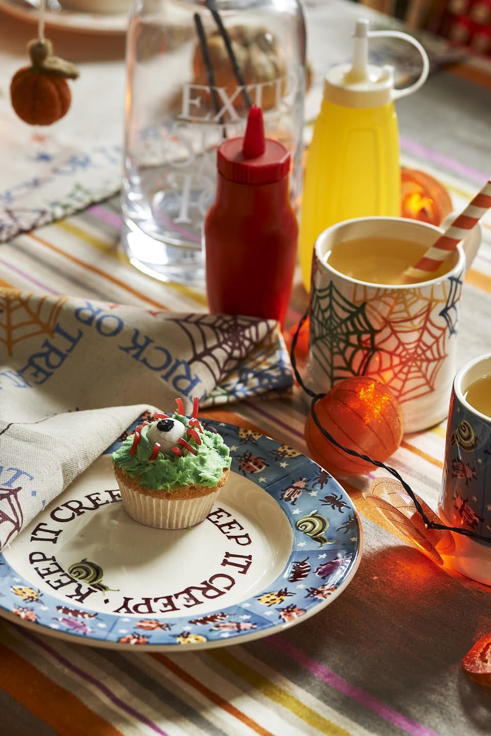 <p>Turn your home into a haunted house with help from Emma Bridgewater's new <a href="https://www.housebeautiful.com/uk/decorate/looks/g33883780/best-halloween-decorations/" rel="nofollow noopener" target="_blank" data-ylk="slk:Halloween;elm:context_link;itc:0;sec:content-canvas" class="link ">Halloween</a>-inspired collection. Creepy crockery includes spiderwebs on bowls, insects on mugs and buckets adorned with pumpkin jack-o-lanterns.</p><p><a class="link " href="https://go.redirectingat.com?id=127X1599956&url=https%3A%2F%2Fwww.emmabridgewater.co.uk%2Fcollections%2Fhalloween&sref=https%3A%2F%2Fwww.housebeautiful.com%2Fuk%2Flifestyle%2Fshopping%2Fg37527696%2Femma-bridgewater-autumn-range%2F" rel="nofollow noopener" target="_blank" data-ylk="slk:SHOP THE RANGE;elm:context_link;itc:0;sec:content-canvas">SHOP THE RANGE</a></p>