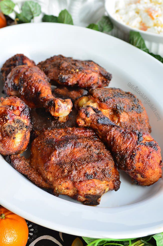 Barbecue Dry-Rubbed Chicken