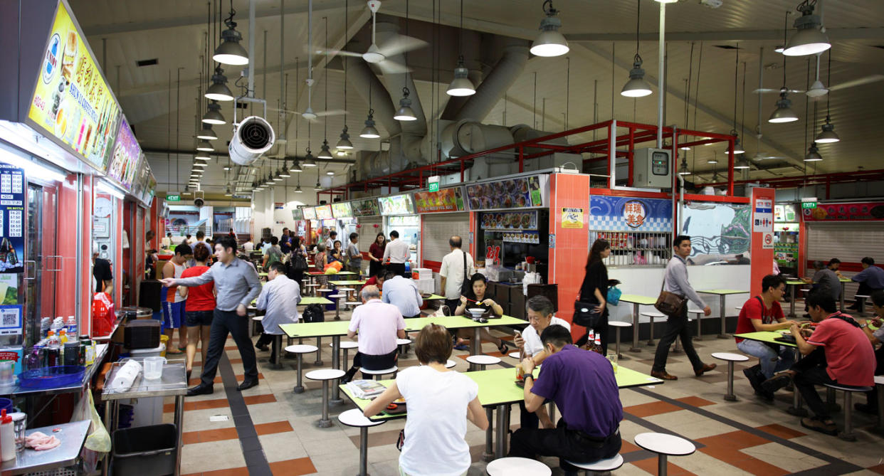 A hawker centre in Singapore. Yahoo file photo