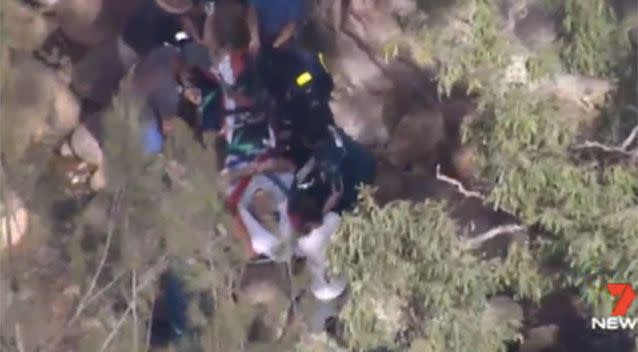 The Queensland Ambulance Service said the child reportedly hit her head. Source: 7 News