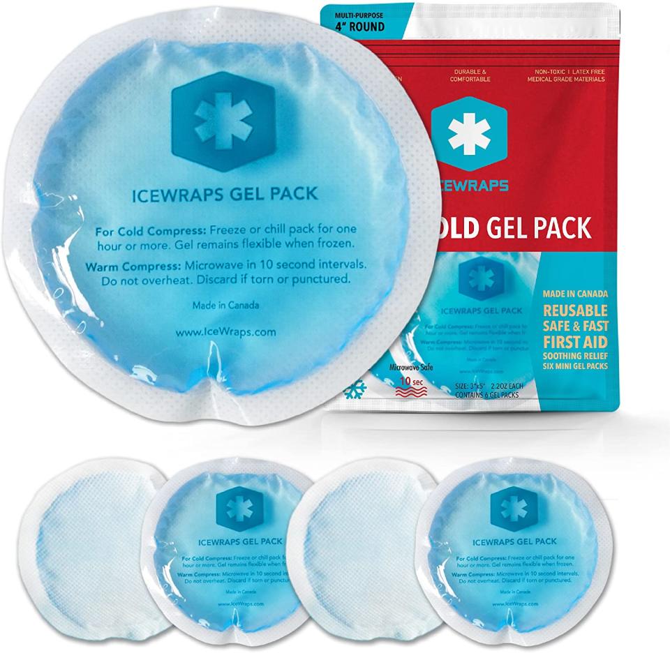 ICEWRAPS reusable gel ice packs, how to get rid of a blackeye