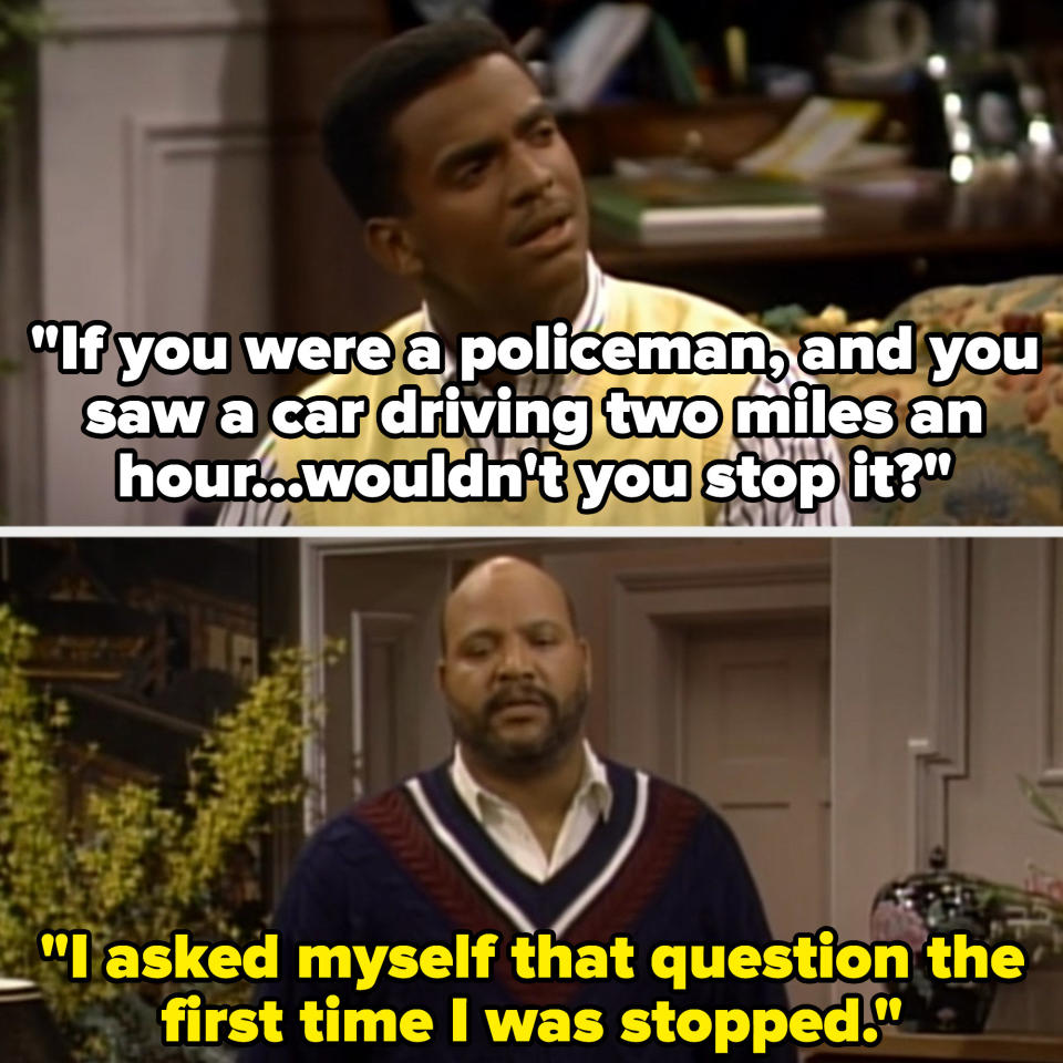 Uncle Phil talks about being stopped by the police while driving