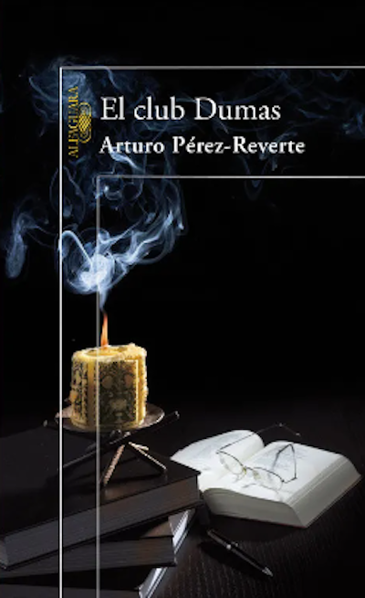 Portada de _El club Dumas_, de Arturo Pérez-Reverte.