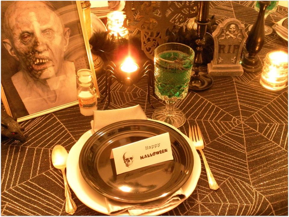 Spooky Table Setting