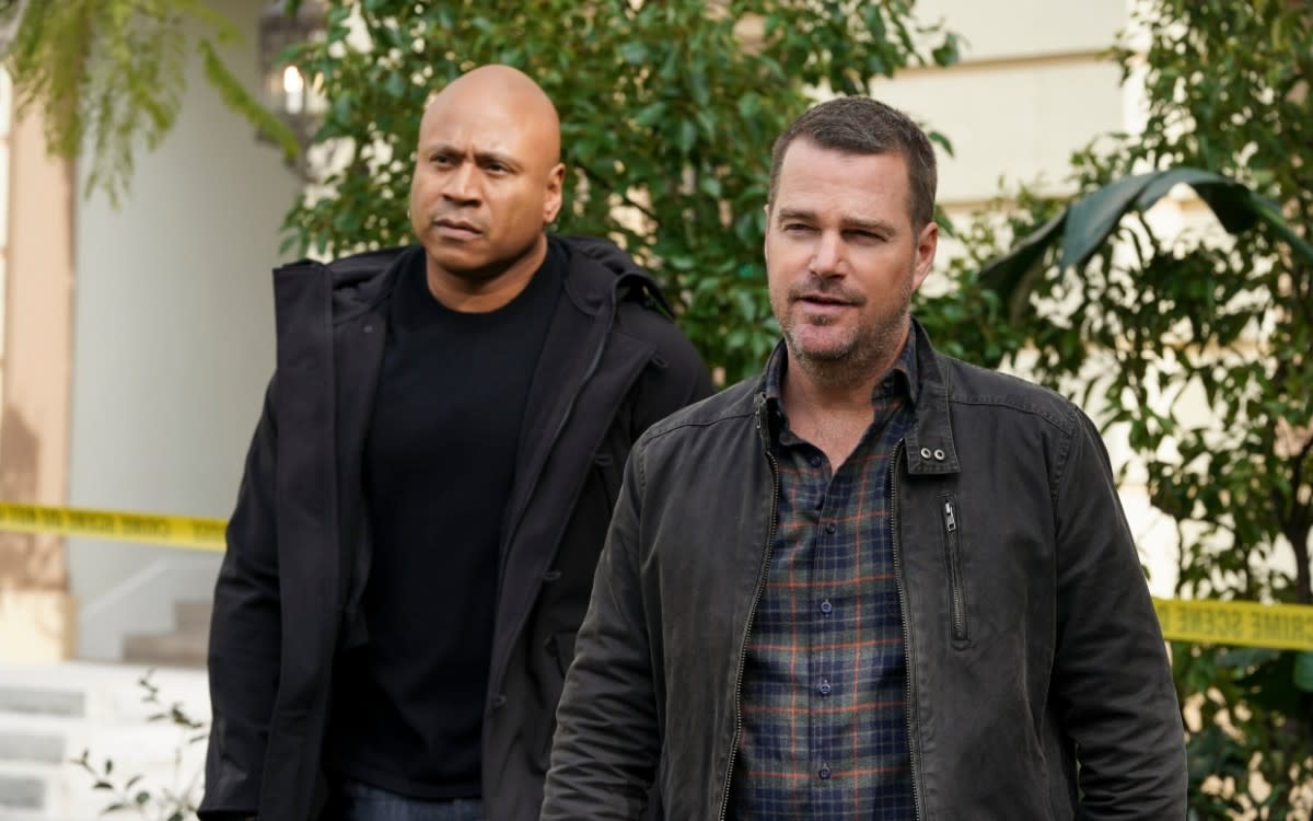 LL Cool J and Chris O'Donnell in "NCIS: Los Angeles"<p>Michael Yarish/CBS</p>