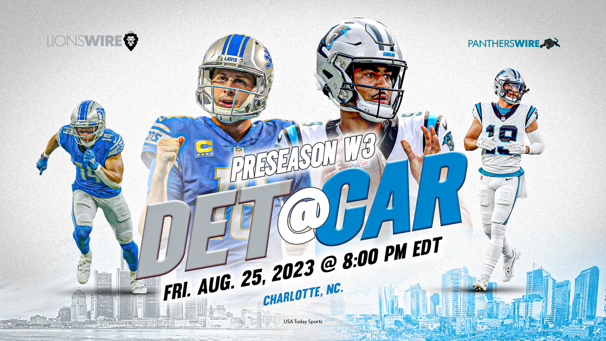 Panthers vs. Lions: How to watch, stream and listen to the preseason finale