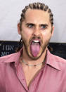 <p>Rocking cornrows, Leto attends the Independent Spirit Awards in 2001 to support <em>“Requiem for a Dream,”</em> which was nominated for Best Picture. (Photo: Steve Granitz/WireImage)</p>