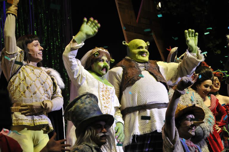 Shrek debutó en el Maipo