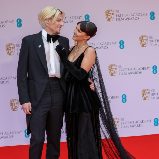 Millie Bobby Brown Goes Red Carpet Official With Jake Bongiovi At 2022  BAFTAs