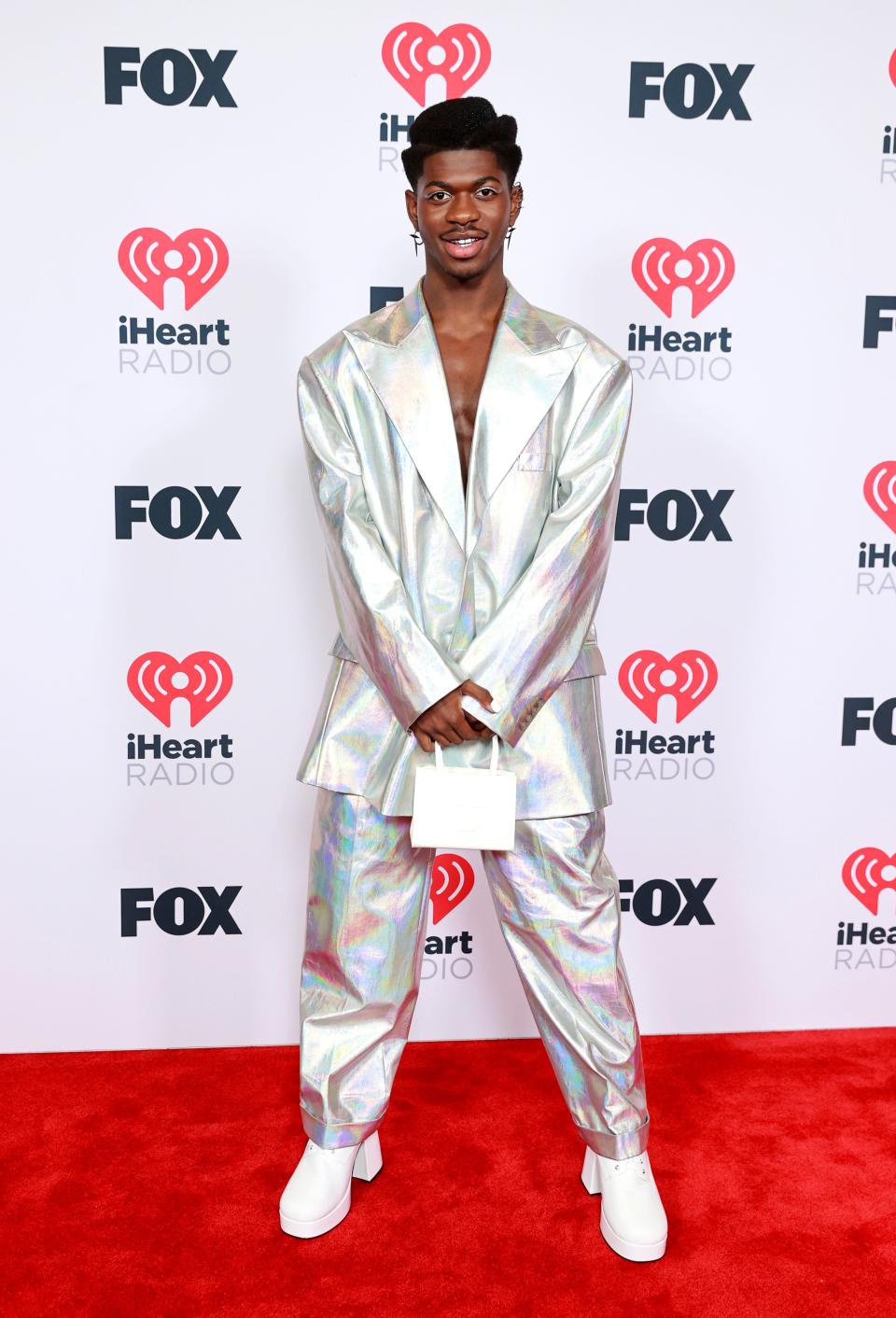 Lil Nas X attends the 2021 iHeartRadio Music Awards.