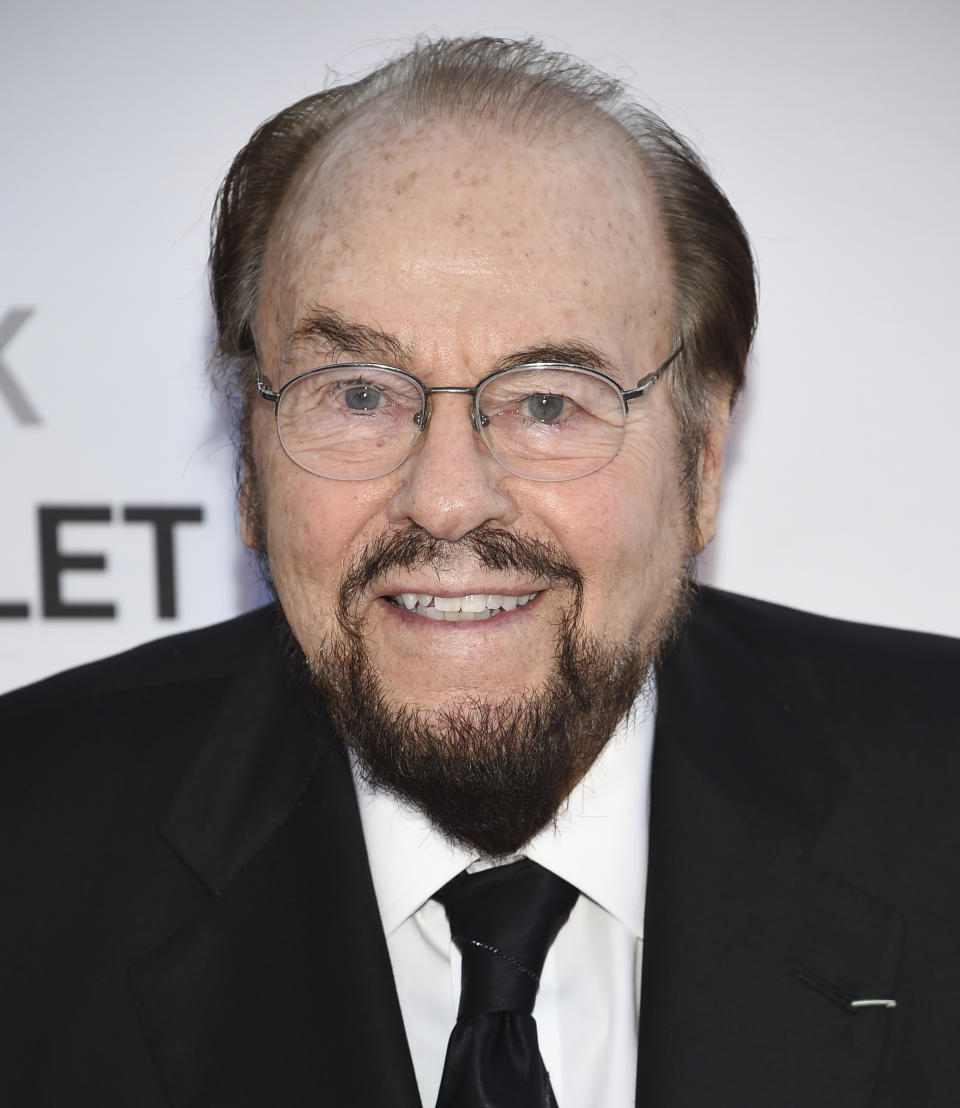 FILE - This Sept. 28, 2017 file photo shows James Lipton at the New York City Ballet's Fall Fashion Gala in New York. Lipton died Monday, March 2, 2020, of bladder cancer at his New York home, his wife, Kedakai Lipton, told the New York Times and the Hollywood Reporter. He was 93. (Photo by Evan Agostini/Invision/AP, File)