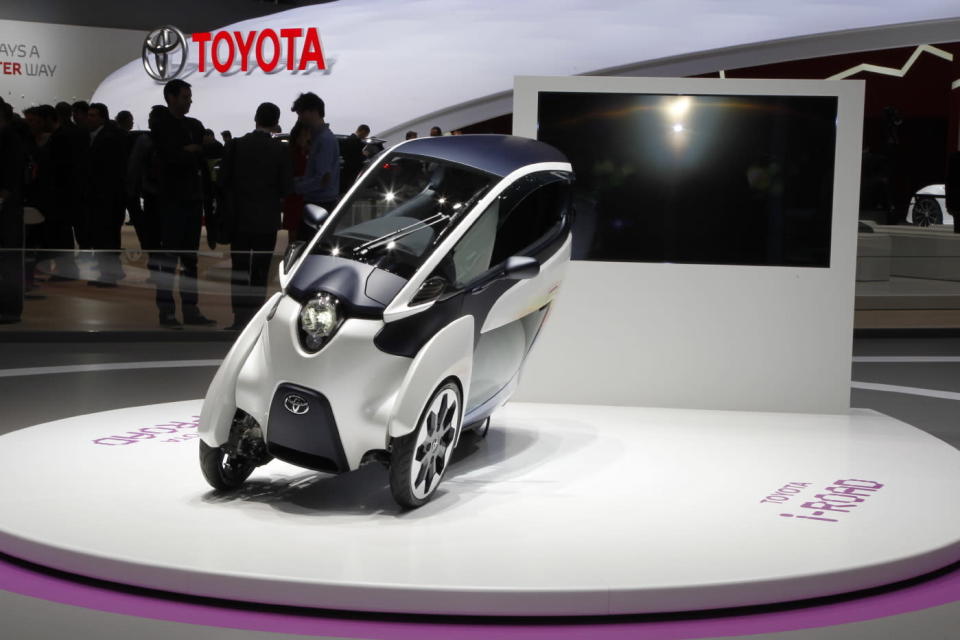 Toyota i-ROAD concept vehicle