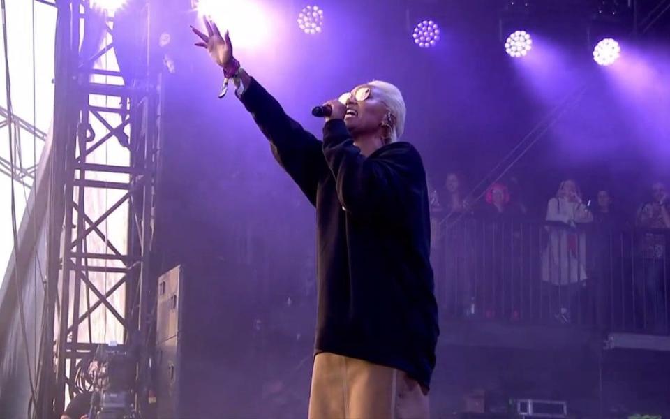 Emeli Sandé performs on Glastonbury's Other Stage