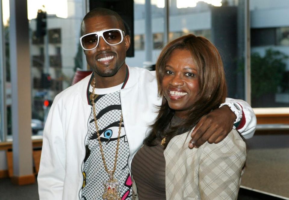 Kanye West and Donda West thegrio.com 