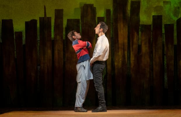 Eric Sirakian and Amir Arison play best friends Hassan and Amir in "The Kite Runner" on Broadway.<p>Joan Marcus</p>