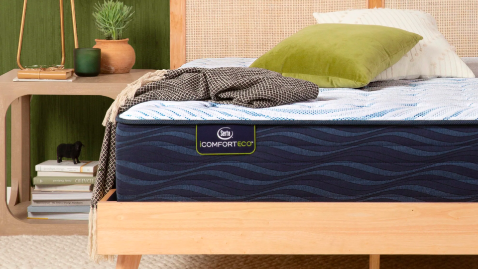 The Serta iComfortECO comes in three styles: foam, Smooth Hybrid and Quilted Hybrid.