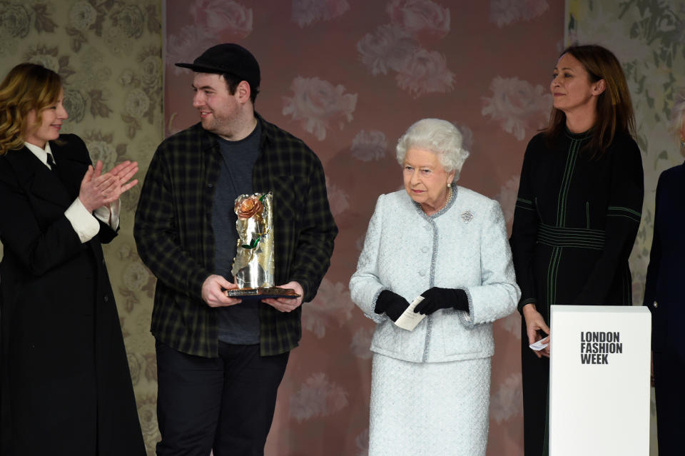 Sarah Mower, Richard Quinn, The Queen and Caroline Rush