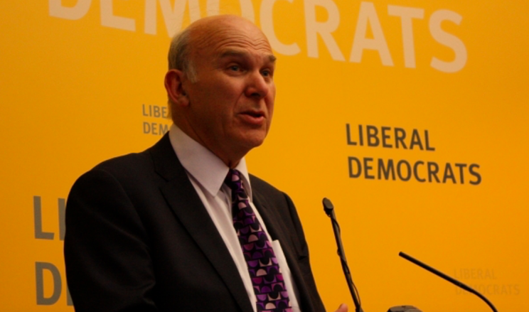 Lib Dem grandee Vince Cable thinks a new political party is possible after the election (Wikipedia)