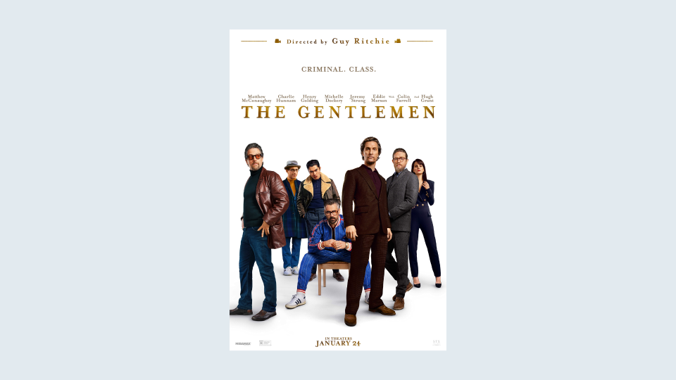 Watch Matthew McConaughey star in the action film 'The Gentlemen' on Prime Video.