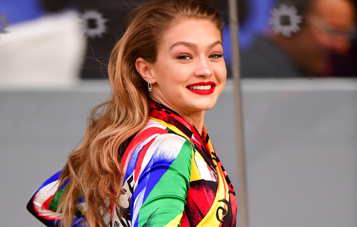 Gigi Hadid made a tiny — but transformative — change to her makeup. Can you spot the difference? (Photo by James Devaney/GC Images)