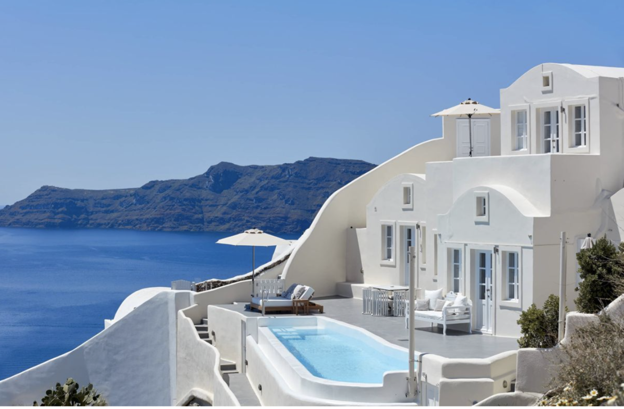 Canaves Oia Boutique Hotel in Santorini is one of the most popular luxury hotspots in Greece. 
