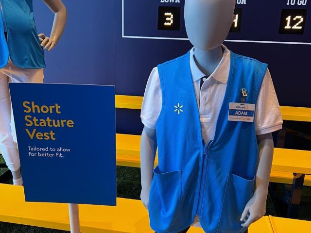 Walmart has designed inclusive uniforms for workers, ranging from