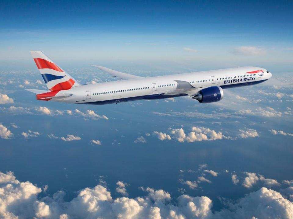 British Airways Boeing 777X rendering.