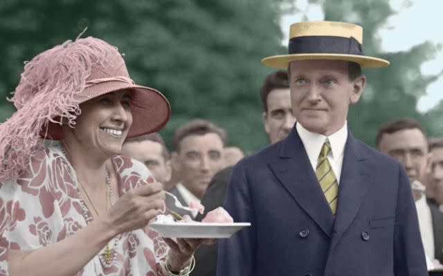 Calvin Coolidge & Grace Anna Goodhue Coolidge (m. 1905)