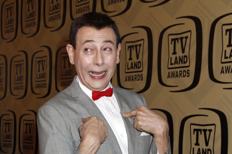 Paul Reubens arrives for the 10th Anniversary of the TV Land Awards at the Lexington Avenue Armory in New York in 2012. File Photo by Laura Cavanaugh/UPI