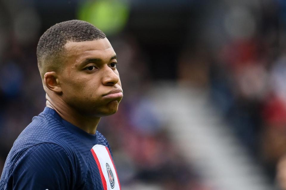 Paris Saint-Germain’s French forward Kylian Mbappe will not sign a new deal in Paris (AFP via Getty Images)