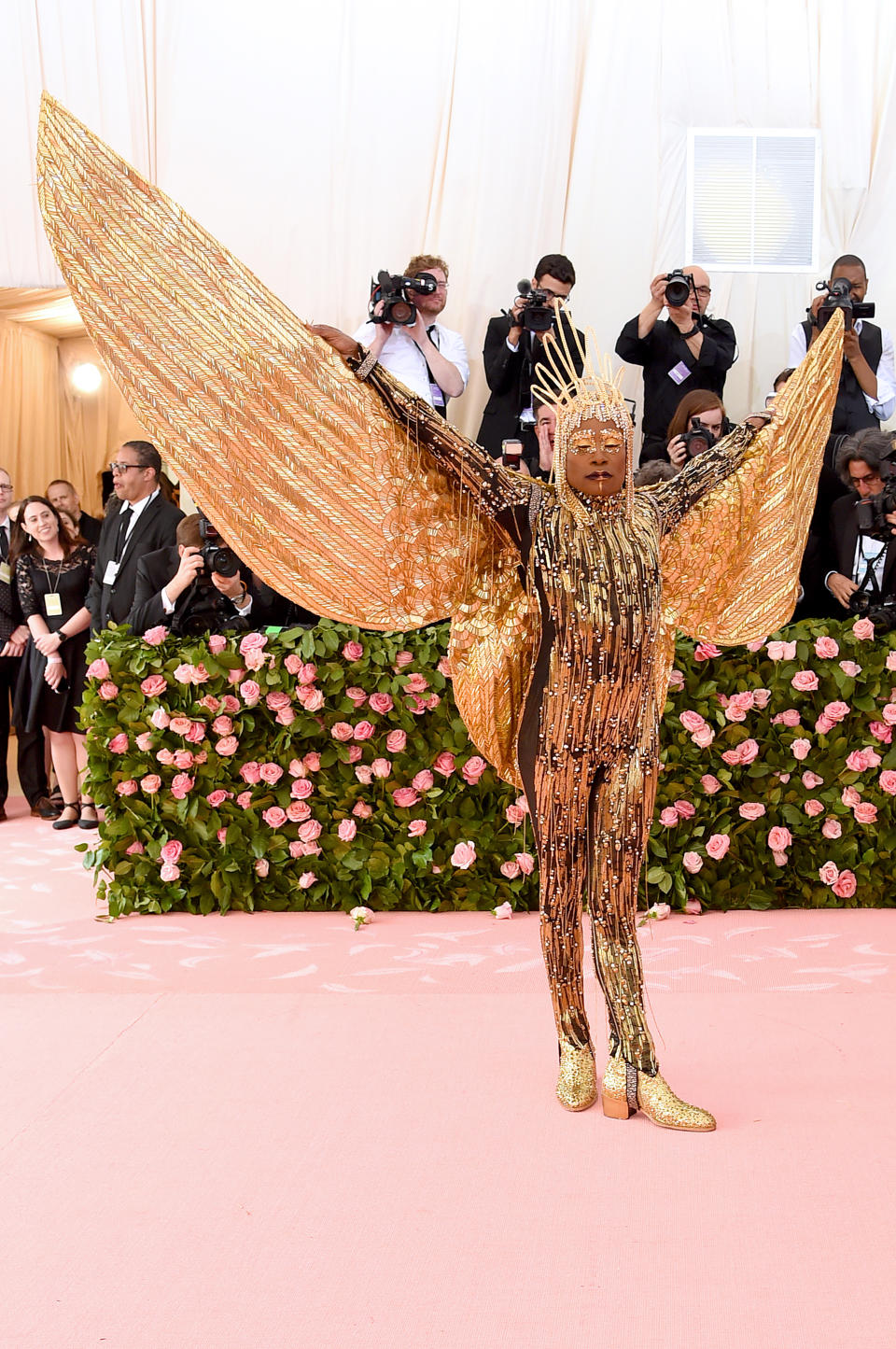 Billy Porter at the 2019 Met Gala Celebrating Camp: Notes on Fashion in NYC in May 2019