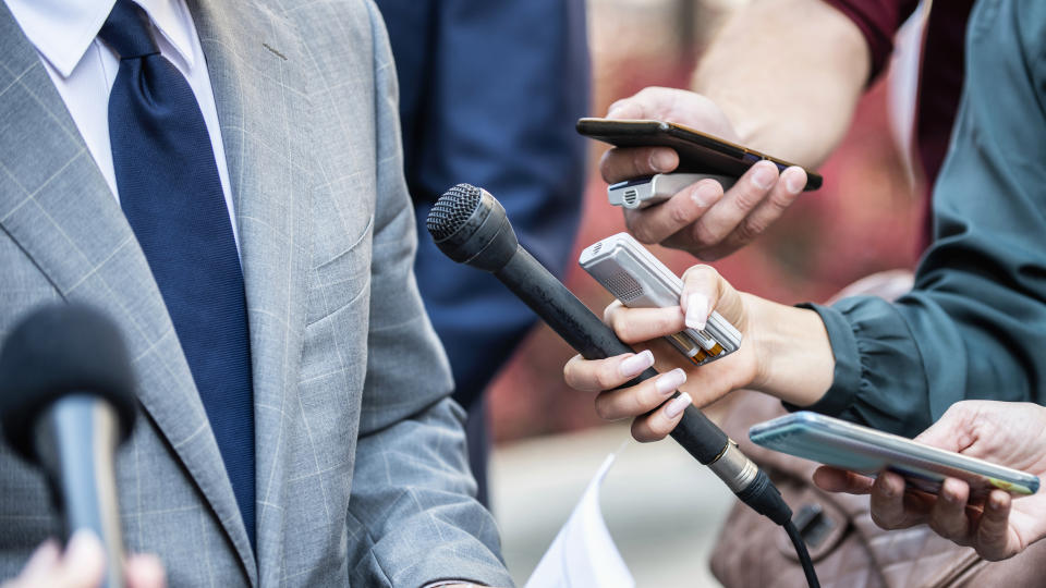 With trust in the news media lagging, journalists have found themselves targeted. (Getty Images)